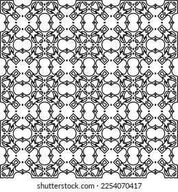 Textura elegante con figuras de líneas.
Resumen de patrones geométricos en blanco y negro para página web, texturas, tarjeta, afiche, tela, textil. Diseño repetitivo gráfico monocromo. 