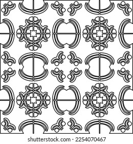 Stylish texture with figures from lines.
Abstract geometric black and white pattern for web page, textures, card, poster, fabric, textile. Monochrome graphic repeating design. 