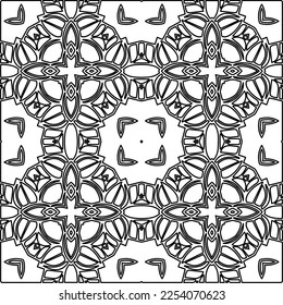 Stylish texture with figures from lines.
Abstract geometric black and white pattern for web page, textures, card, poster, fabric, textile. Monochrome graphic repeating design. 