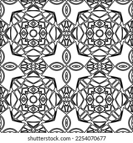 Textura elegante con figuras de líneas.
Resumen de patrones geométricos en blanco y negro para página web, texturas, tarjeta, afiche, tela, textil. Diseño repetitivo gráfico monocromo. 