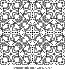 Textura elegante con figuras de líneas.
Resumen de patrones geométricos en blanco y negro para página web, texturas, tarjeta, afiche, tela, textil. Diseño repetitivo gráfico monocromo. 
