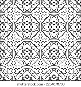 Textura elegante con figuras de líneas.
Resumen de patrones geométricos en blanco y negro para página web, texturas, tarjeta, afiche, tela, textil. Diseño repetitivo gráfico monocromo. 