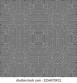 

Textura elegante con figuras de líneas.
Resumen de patrones geométricos en blanco y negro para página web, texturas, tarjeta, afiche, tela, textil. Diseño repetitivo gráfico monocromo. 