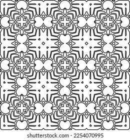 Textura elegante con figuras de líneas.
Resumen de patrones geométricos en blanco y negro para página web, texturas, tarjeta, afiche, tela, textil. Diseño repetitivo gráfico monocromo. 