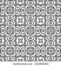Textura elegante con figuras de líneas.
Resumen de patrones geométricos en blanco y negro para página web, texturas, tarjeta, afiche, tela, textil. Diseño repetitivo gráfico monocromo. 

