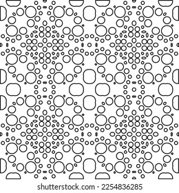 Stylish texture with figures from lines.
Abstract geometric black and white pattern for web page, textures, card, poster, fabric, textile. Monochrome graphic repeating design. 
