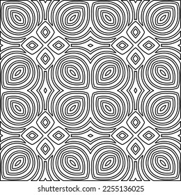 Textura elegante con figuras de líneas.
Resumen de patrones geométricos en blanco y negro para página web, texturas, tarjeta, afiche, tela, textil. Diseño repetitivo gráfico monocromo. 

