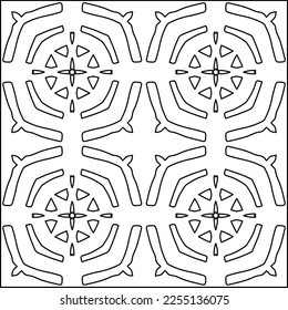 Textura elegante con figuras de líneas.
Resumen de patrones geométricos en blanco y negro para página web, texturas, tarjeta, afiche, tela, textil. Diseño repetitivo gráfico monocromo. 