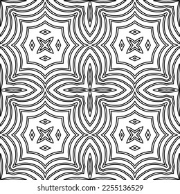 Textura elegante con figuras de líneas.
Resumen de patrones geométricos en blanco y negro para página web, texturas, tarjeta, afiche, tela, textil. Diseño repetitivo gráfico monocromo. 
