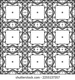 Textura elegante con figuras de líneas.
Resumen de patrones geométricos en blanco y negro para página web, texturas, tarjeta, afiche, tela, textil. Diseño repetitivo gráfico monocromo. 