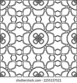 Textura elegante con figuras de líneas.
Resumen de patrones geométricos en blanco y negro para página web, texturas, tarjeta, afiche, tela, textil. Diseño repetitivo gráfico monocromo. 