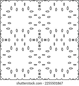 Stylish texture with figures from lines.
Abstract geometric black and white pattern for web page, textures, card, poster, fabric, textile. Monochrome graphic repeating design. 
