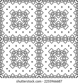 Textura elegante con figuras de líneas.
Resumen de patrones geométricos en blanco y negro para página web, texturas, tarjeta, afiche, tela, textil. Diseño repetitivo gráfico monocromo. 