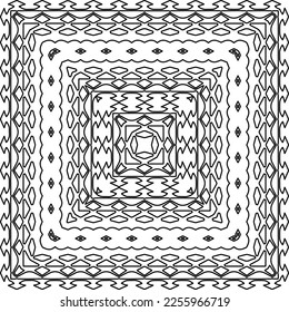 Textura elegante con figuras de líneas.
Resumen de patrones geométricos en blanco y negro para página web, texturas, tarjeta, afiche, tela, textil. Diseño repetitivo gráfico monocromo. 