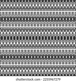 Textura elegante con figuras de líneas.
Resumen de patrones geométricos en blanco y negro para página web, texturas, tarjeta, afiche, tela, textil. Diseño repetitivo gráfico monocromo. 