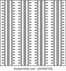 Textura elegante con figuras de líneas.
Resumen de patrones geométricos en blanco y negro para página web, texturas, tarjeta, afiche, tela, textil. Diseño repetitivo gráfico monocromo. 
