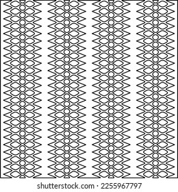 Textura elegante con figuras de líneas.
Resumen de patrones geométricos en blanco y negro para página web, texturas, tarjeta, afiche, tela, textil. Diseño repetitivo gráfico monocromo. 