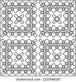 Textura elegante con figuras de líneas.
Resumen de patrones geométricos en blanco y negro para página web, texturas, tarjeta, afiche, tela, textil. Diseño repetitivo gráfico monocromo. 