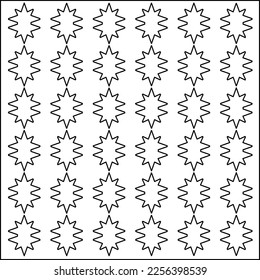 Stylish texture with figures from lines.
Abstract geometric black and white pattern for web page, textures, card, poster, fabric, textile. Monochrome graphic repeating design.