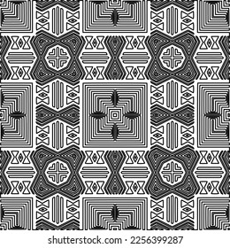 Textura elegante con figuras de líneas.
Resumen de patrones geométricos en blanco y negro para página web, texturas, tarjeta, afiche, tela, textil. Diseño repetitivo gráfico monocromo. 