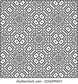 Textura elegante con figuras de líneas.
Resumen de patrones geométricos en blanco y negro para página web, texturas, tarjeta, afiche, tela, textil. Diseño repetitivo gráfico monocromo. 