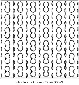 Stylish texture with figures from lines.
Abstract geometric black and white pattern for web page, textures, card, poster, fabric, textile. Monochrome graphic repeating design.