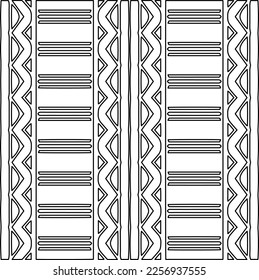Textura elegante con figuras de líneas.
Resumen de patrones geométricos en blanco y negro para página web, texturas, tarjeta, afiche, tela, textil. Diseño repetitivo gráfico monocromo. 