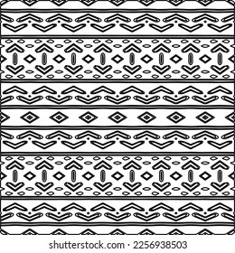 Stylish texture with figures from lines.
Abstract geometric black and white pattern for web page, textures, card, poster, fabric, textile. Monochrome graphic repeating design. 