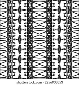 Stylish texture with figures from lines.
Abstract geometric black and white pattern for web page, textures, card, poster, fabric, textile. Monochrome graphic repeating design. 
