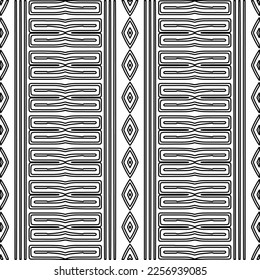 Textura elegante con figuras de líneas.
Resumen de patrones geométricos en blanco y negro para página web, texturas, tarjeta, afiche, tela, textil. Diseño repetitivo gráfico monocromo. 