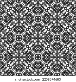 
Textura elegante con figuras de líneas.
Resumen de patrones geométricos en blanco y negro para página web, texturas, tarjeta, afiche, tela, textil. Diseño repetitivo gráfico monocromo. 
