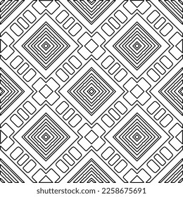 Textura elegante con figuras de líneas.
Resumen de patrones geométricos en blanco y negro para página web, texturas, tarjeta, afiche, tela, textil. Diseño repetitivo gráfico monocromo. 