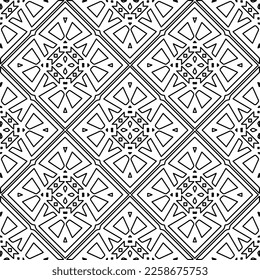 Textura elegante con figuras de líneas.
Resumen de patrones geométricos en blanco y negro para página web, texturas, tarjeta, afiche, tela, textil. Diseño repetitivo gráfico monocromo. 