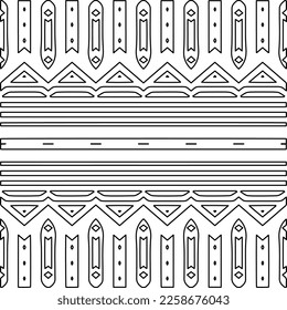 
Stylish texture with figures from lines.
Abstract geometric black and white pattern for web page, textures, card, poster, fabric, textile. Monochrome graphic repeating design. 