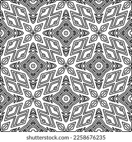 Textura elegante con figuras de líneas.
Resumen de patrones geométricos en blanco y negro para página web, texturas, tarjeta, afiche, tela, textil. Diseño repetitivo gráfico monocromo. 