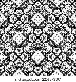 Textura elegante con figuras de líneas.
Resumen de patrones geométricos en blanco y negro para página web, texturas, tarjeta, afiche, tela, textil. Diseño repetitivo gráfico monocromo. 