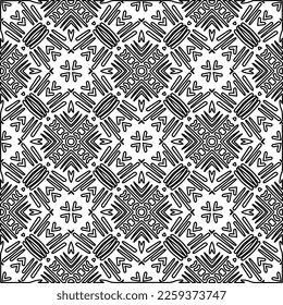 Textura elegante con figuras de líneas.
Resumen de patrones geométricos en blanco y negro para página web, texturas, tarjeta, afiche, tela, textil. Diseño repetitivo gráfico monocromo. 