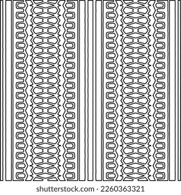 Stylish texture with figures from lines.
Abstract geometric black and white pattern for web page, textures, card, poster, fabric, textile. Monochrome graphic repeating design. 