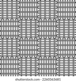 
Stylish texture with figures from lines.
Abstract geometric black and white pattern for web page, textures, card, poster, fabric, textile. Monochrome graphic repeating design. 