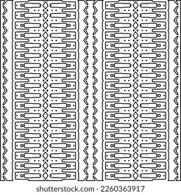 Textura elegante con figuras de líneas.
Resumen de patrones geométricos en blanco y negro para página web, texturas, tarjeta, afiche, tela, textil. Diseño repetitivo gráfico monocromo. 