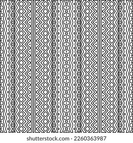 Textura elegante con figuras de líneas.
Resumen de patrones geométricos en blanco y negro para página web, texturas, tarjeta, afiche, tela, textil. Diseño repetitivo gráfico monocromo. 