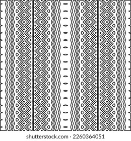 Textura elegante con figuras de líneas.
Resumen de patrones geométricos en blanco y negro para página web, texturas, tarjeta, afiche, tela, textil. Diseño repetitivo gráfico monocromo. 
