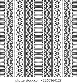 Textura elegante con figuras de líneas.
Resumen de patrones geométricos en blanco y negro para página web, texturas, tarjeta, afiche, tela, textil. Diseño repetitivo gráfico monocromo. 
