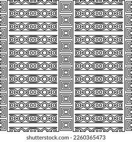 
Stylish texture with figures from lines.
Abstract geometric black and white pattern for web page, textures, card, poster, fabric, textile. Monochrome graphic repeating design. 