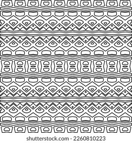 Textura elegante con figuras de líneas.
Resumen de patrones geométricos en blanco y negro para página web, texturas, tarjeta, afiche, tela, textil. Diseño repetitivo gráfico monocromo. 