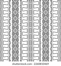Textura elegante con figuras de líneas.
Resumen de patrones geométricos en blanco y negro para página web, texturas, tarjeta, afiche, tela, textil. Diseño repetitivo gráfico monocromo. 