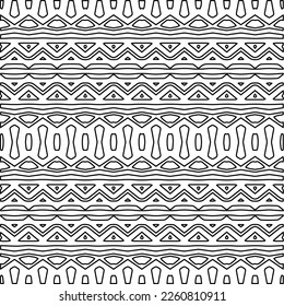 Textura elegante con figuras de líneas.
Resumen de patrones geométricos en blanco y negro para página web, texturas, tarjeta, afiche, tela, textil. Diseño repetitivo gráfico monocromo. 