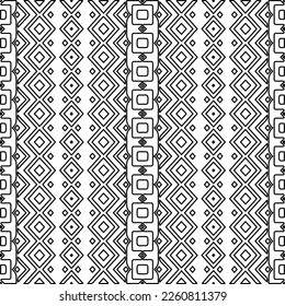 Stylish texture with figures from lines.
Abstract geometric black and white pattern for web page, textures, card, poster, fabric, textile. Monochrome graphic repeating design. 
