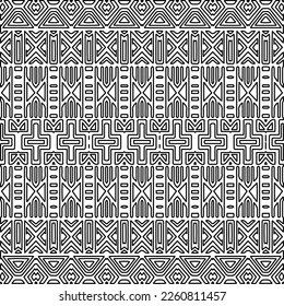 Stylish texture with figures from lines.
Abstract geometric black and white pattern for web page, textures, card, poster, fabric, textile. Monochrome graphic repeating design. 