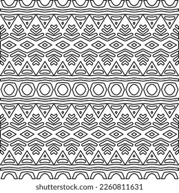 Textura elegante con figuras de líneas.
Resumen de patrones geométricos en blanco y negro para página web, texturas, tarjeta, afiche, tela, textil. Diseño repetitivo gráfico monocromo. 
